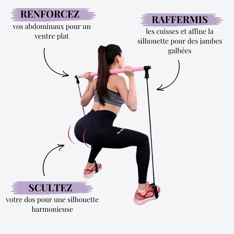 Barre pilates - Pilateuse